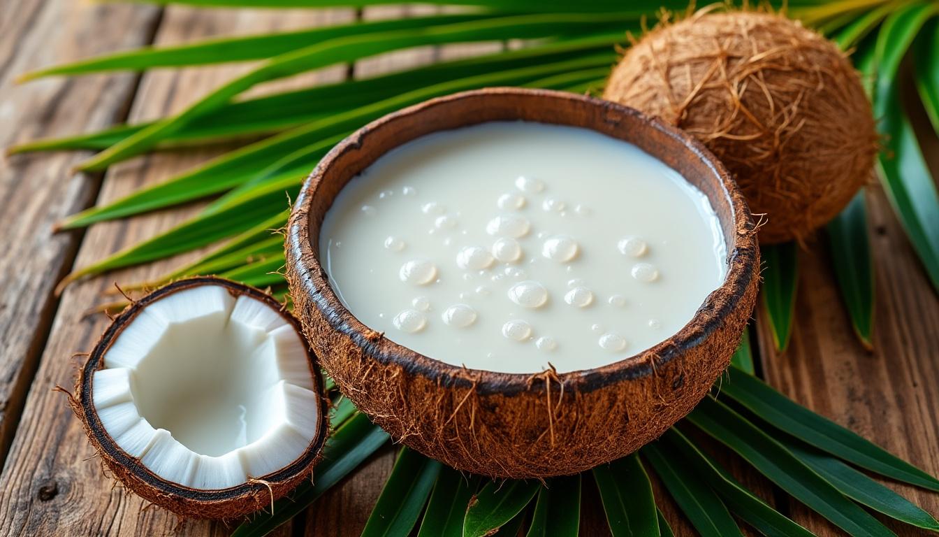 découvrez combien de calories contient le lait de coco et quelle quantité consommer pour préserver votre santé tout en profitant de ses bienfaits nutritifs.