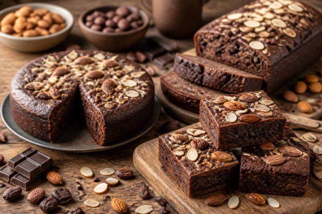 découvrez nos délicieux gâteaux chocolat amandes, une alliance gourmande et irrésistible qui ravira toutes les papilles. parfaits pour toutes les occasions sucrées !