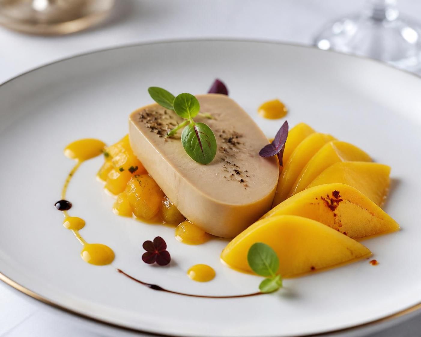 découvrez comment l'association sucrée-salée entre la mangue juteuse et le foie gras fondant séduit les gourmets en quête d'une expérience culinaire raffinée et gourmande.