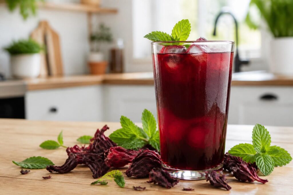 découvrez le bissap menthe, une boisson fraîche aux saveurs surprenantes, parfaite pour se rafraîchir et surprendre vos papilles chez vous.