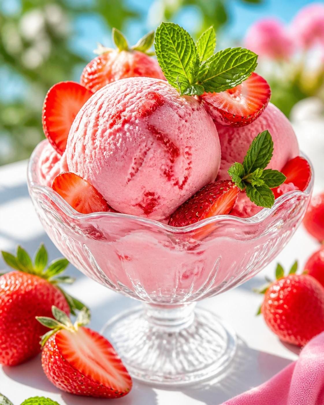 découvrez la recette facile de glace à la fraise avec thermomix, parfaite pour un dessert maison rafraîchissant et gourmand en toute simplicité.