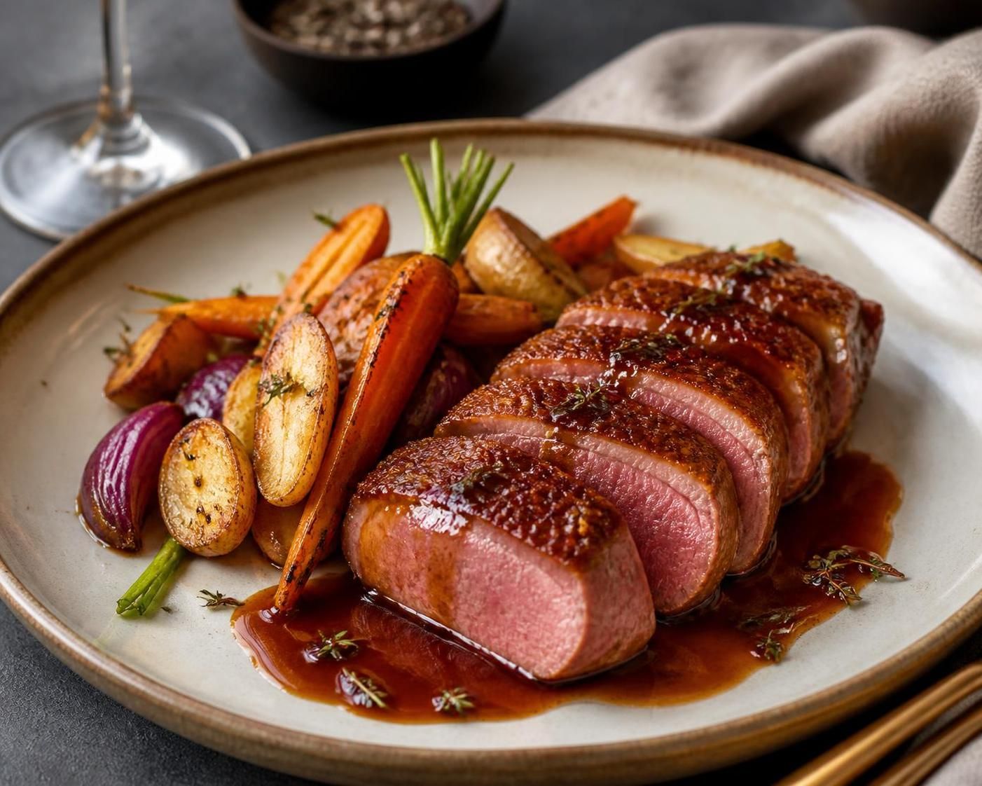 découvrez la méthode parfaite pour cuire un magret de canard au four, garantissant une viande tendre, juteuse et riche en saveurs délicates.