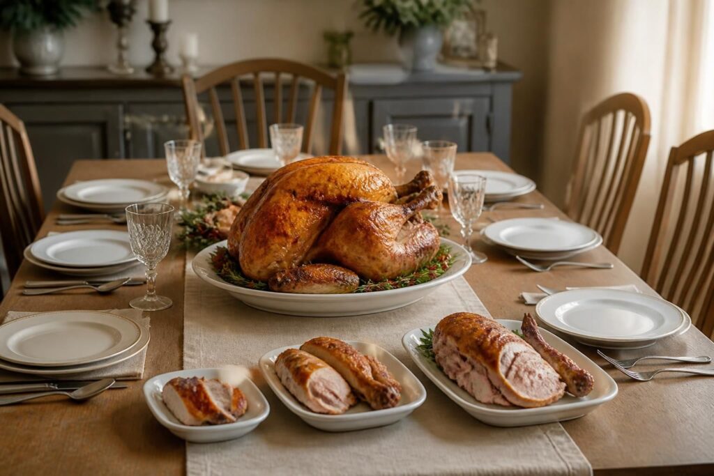 découvrez comment choisir le poids idéal de votre dinde en fonction du nombre de convives pour un repas réussi et sans gaspillage.