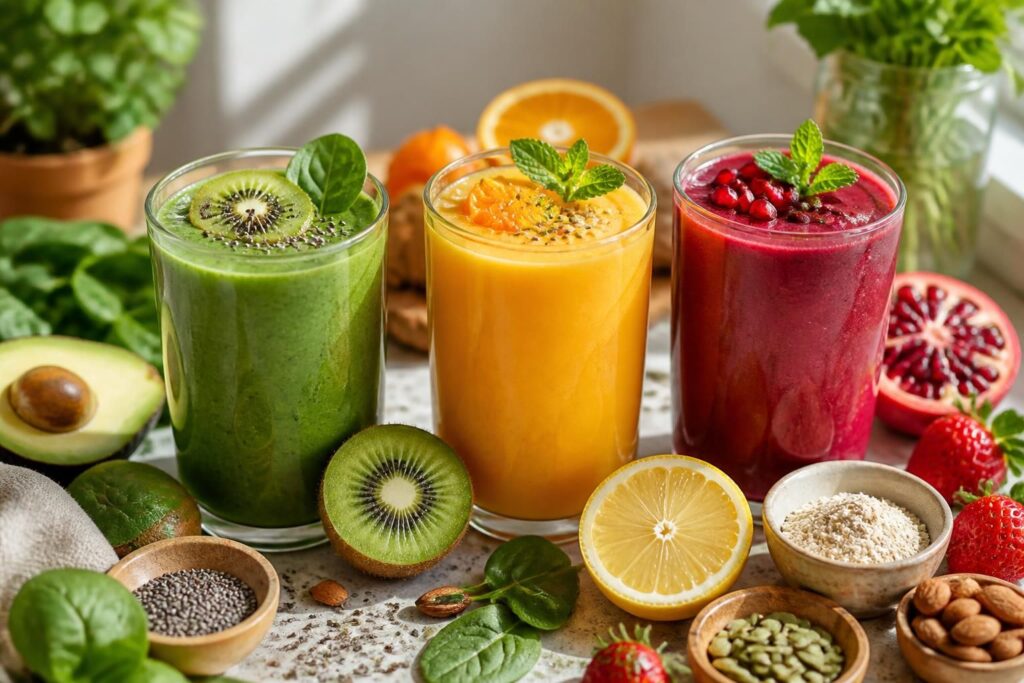 découvrez des recettes de smoothies énergétiques pour booster votre vitalité tout en vous faisant plaisir avec des saveurs gourmandes et naturelles.