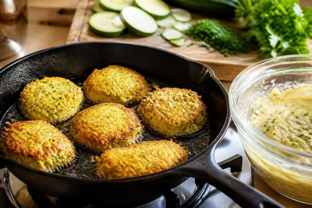 découvrez l'astuce infaillible pour réussir des beignets de courgette à la poêle avec une pâte légère et croustillante. une recette simple et savoureuse à adopter dès maintenant !