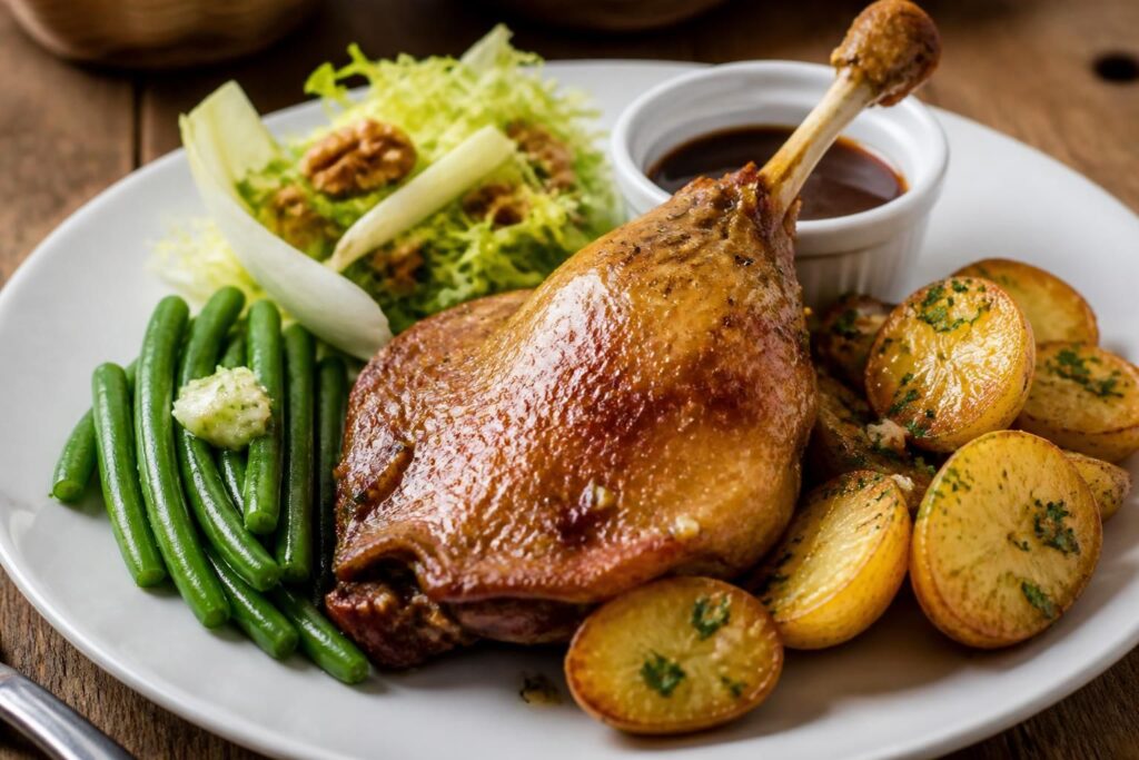 découvrez les meilleurs accompagnements pour sublimer votre confit de canard et révéler toute la richesse de ce plat traditionnel français.
