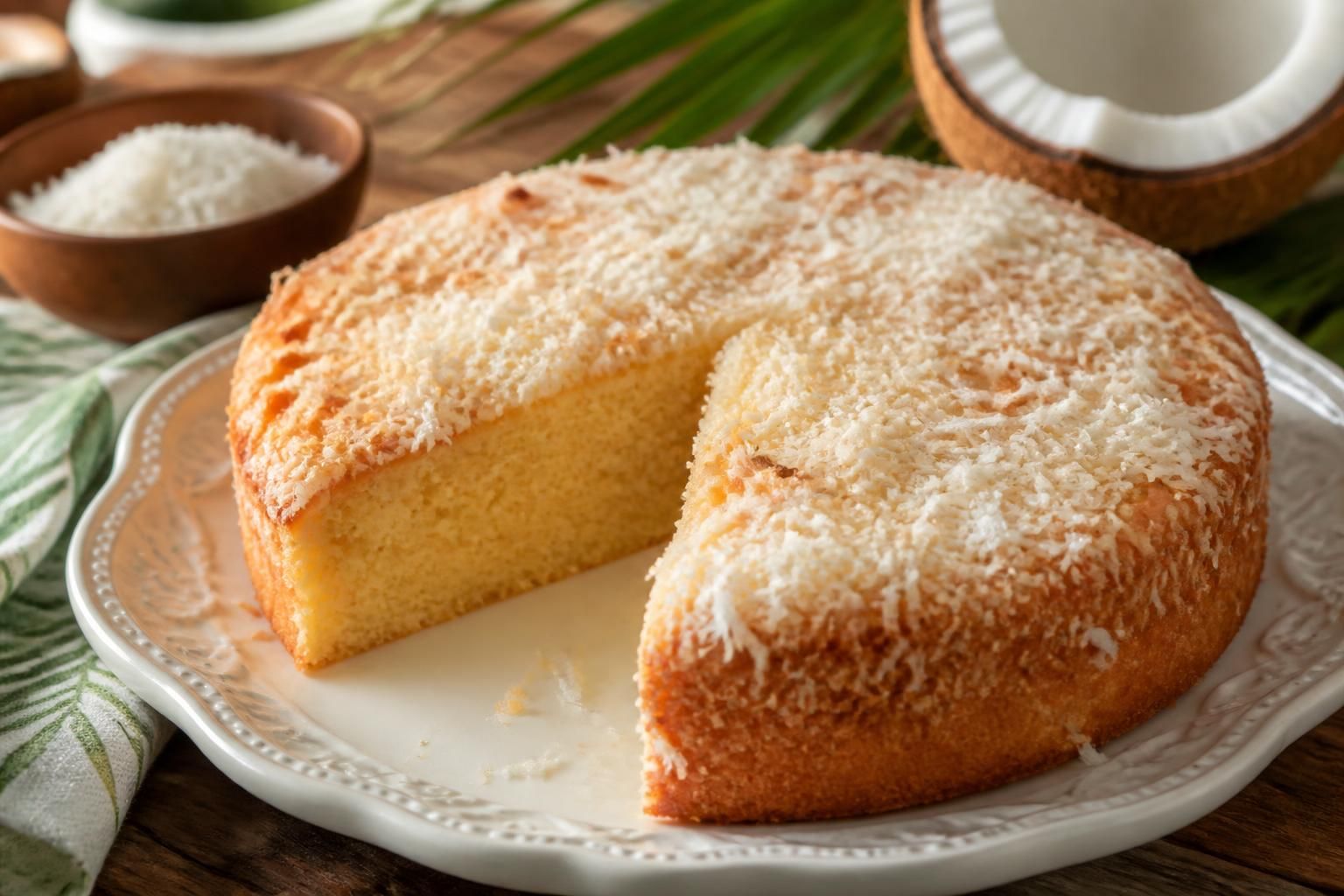 découvrez notre recette facile et gourmande de gâteau à la crème de coco, une douceur exotique qui ravira vos papilles et apportera une touche tropicale à vos desserts.