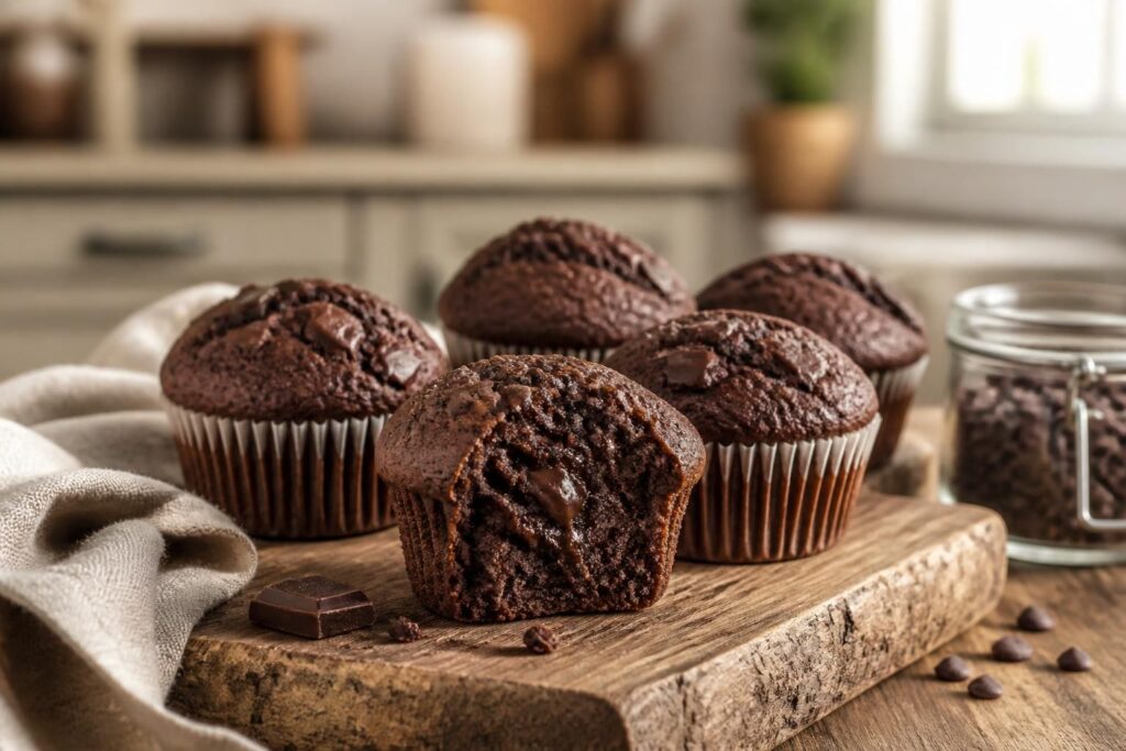 découvrez le secret des muffins au chocolat moelleux et gourmands pour des gâteaux parfaits à chaque fournée. recettes simples et astuces délicieuses.