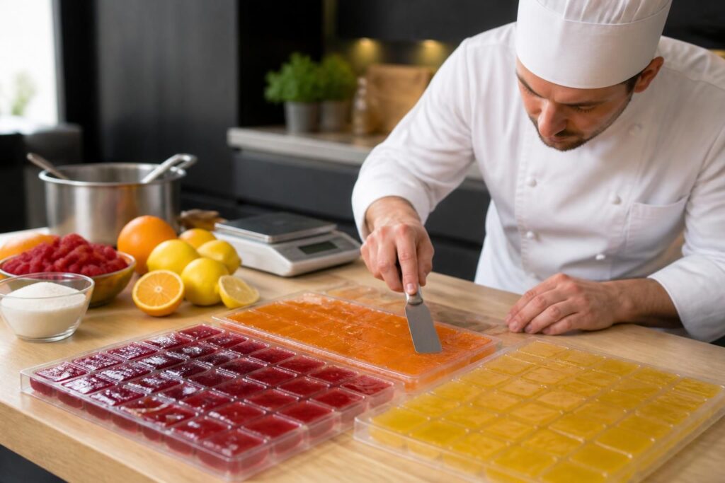 découvrez les astuces des chefs pour réussir à coup sûr votre recette de pâte de fruit professionnelle, et impressionnez vos proches avec des gourmandises maison délicieuses.