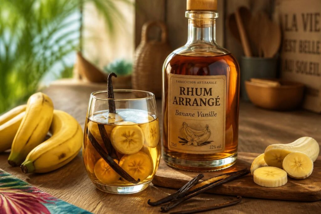 découvrez notre recette facile de rhum arrangé banane vanille pour un apéritif maison savoureux et original. parfait pour impressionner vos invités dès l'apéritif !