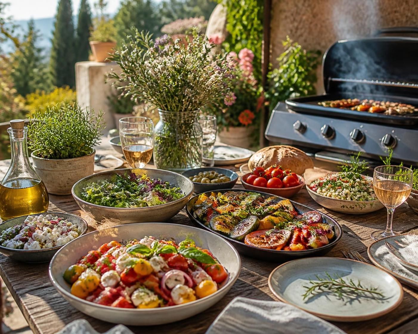 découvrez des recettes de salades fraîches et savoureuses pour accompagner parfaitement vos barbecues et sublimer vos grillades cet été.