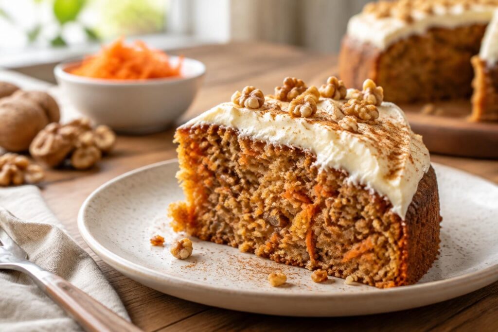 découvrez l’astuce pour préparer un carrot cake healthy, moelleux et gourmand, avec une recette légère idéale pour se faire plaisir sans culpabiliser.