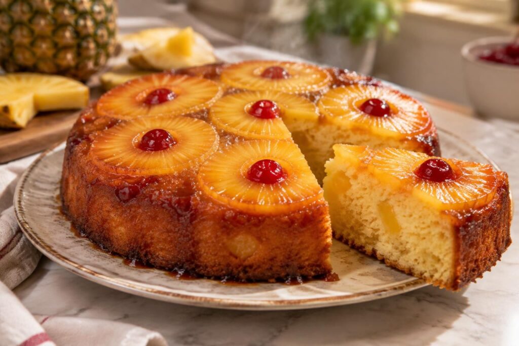 découvrez une recette simple de gâteau aux ananas, fondant et délicieusement parfumé, pour un dessert gourmand qui ravira toute la famille.
