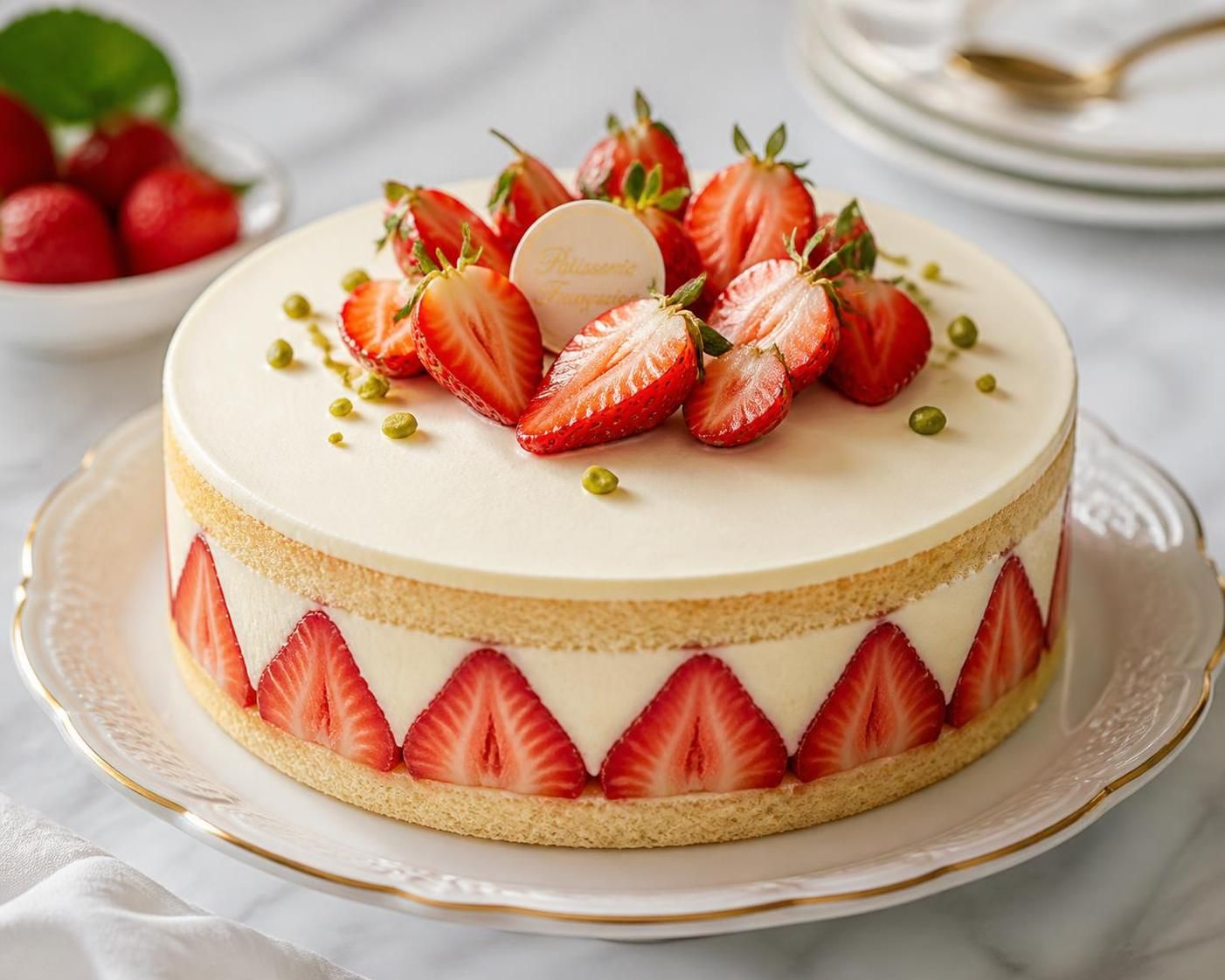 découvrez nos astuces pour réussir une crème légère et onctueuse dans votre gâteau fraisier, pour une douceur fraîche et savoureuse à chaque bouchée.