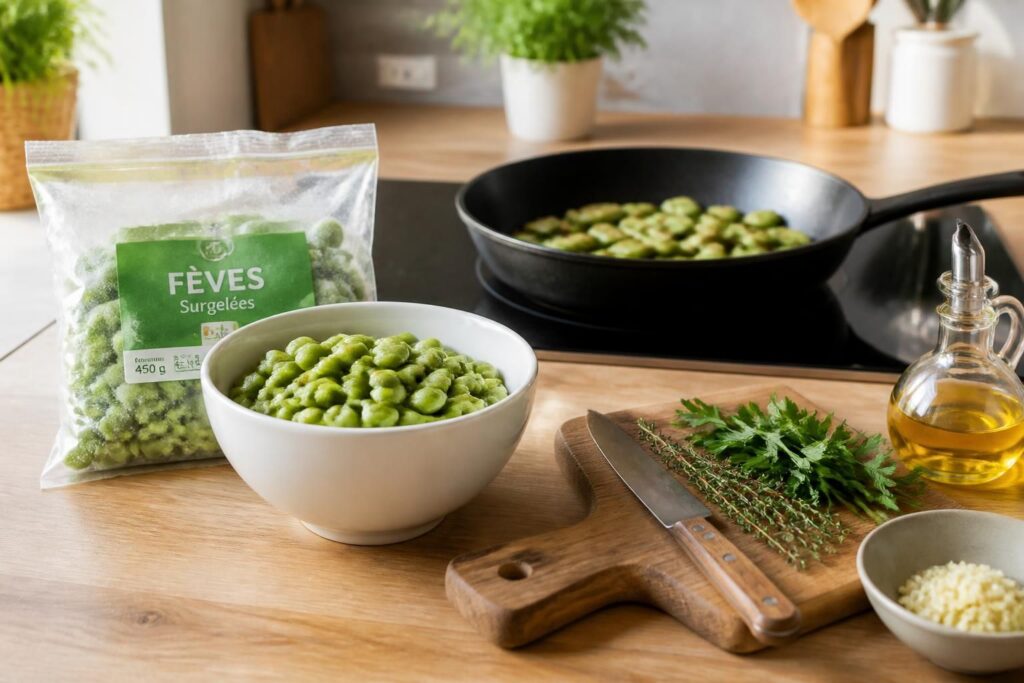 découvrez nos astuces pour préparer une recette de fèves surgelées savoureuse et rapide, idéale pour un repas gourmand en toute simplicité.