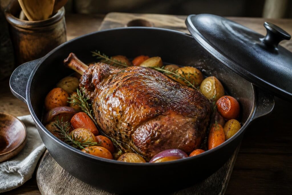 découvrez nos astuces pour réussir un rôti d’agneau en cocotte tendre et savoureux, avec des conseils de cuisson et des recettes faciles à suivre.