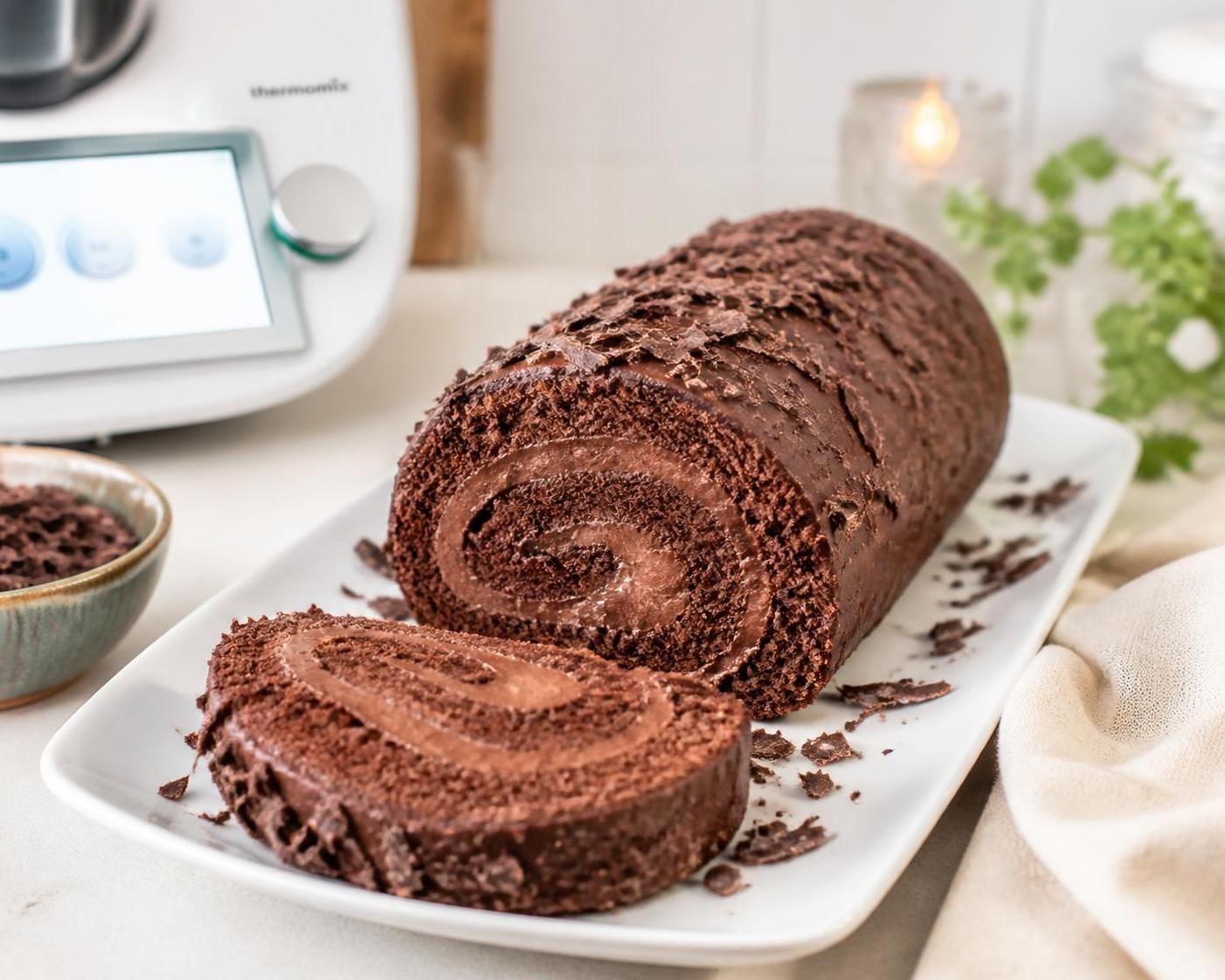 découvrez la recette simple et rapide du roulé au chocolat avec thermomix, un dessert fondant qui ravira vos papilles en un clin d'œil.