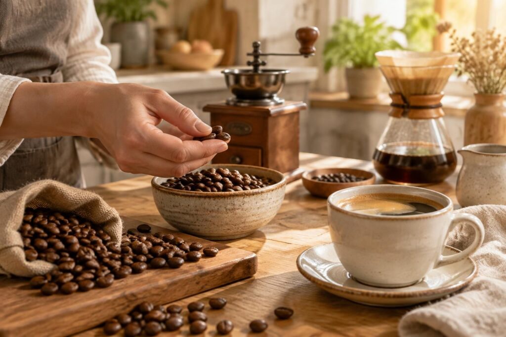 découvrez comment choisir un café en grain doux et riche, sans amertume : origine, torréfaction et conseils pour savourer chaque tasse.