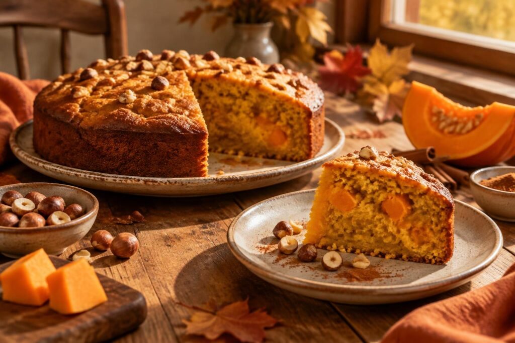 découvrez un gâteau au potimarron moelleux et parfumé, facile à préparer : une douceur réconfortante pour savourer les saveurs de l’automne.