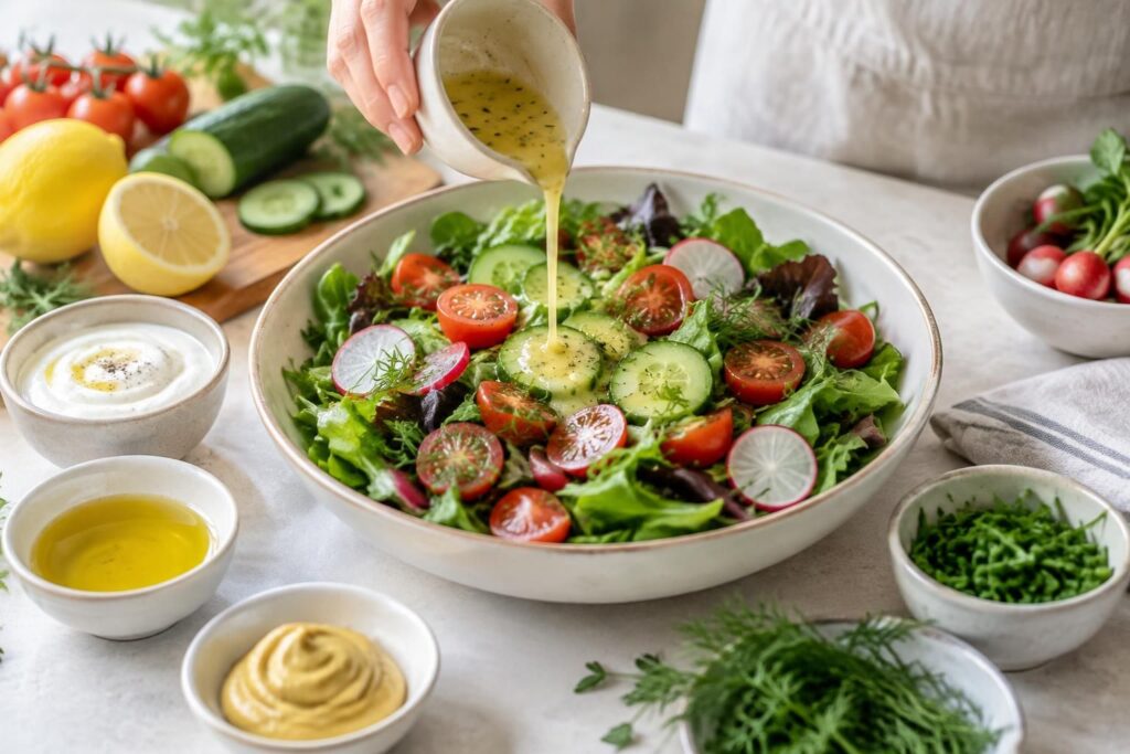 découvrez des alternatives au vinaigre pour préparer une sauce salade légère et savoureuse : citron, yaourt, moutarde douce et autres idées faciles.